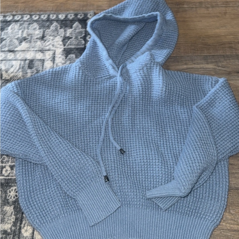SHEIN Light Blue Knit Sweater